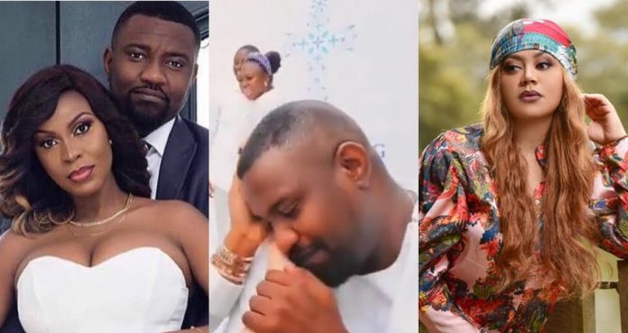 A Leaked Video Of John Dumelo Romancing Nadia Buari Pops Up (Watch full video)