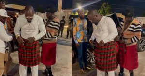 Osebo Styles Jim Iyke in his branded Skirt Dressing 1