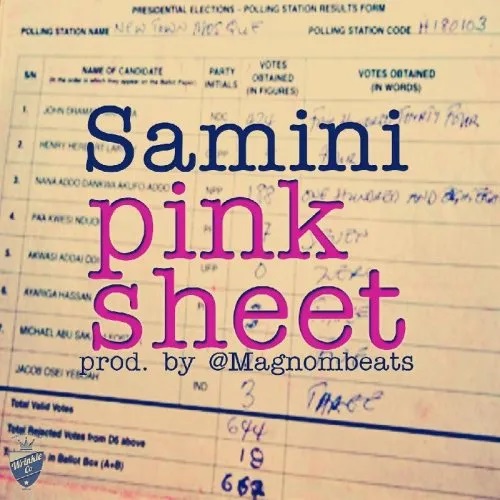 Samini - Pink Sheet (Sarkodie Diss)