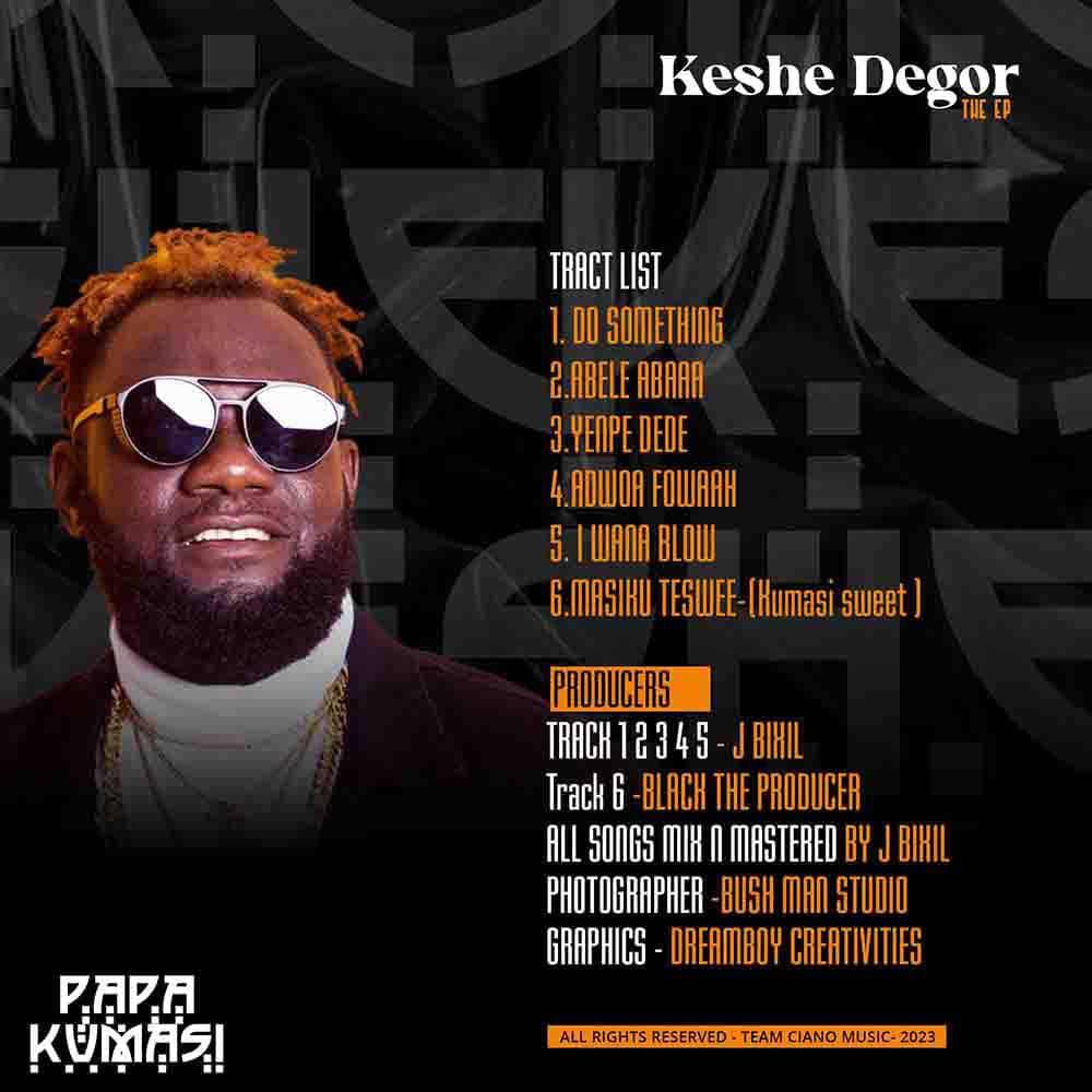 Papa Kumasi - Keshe EP Tracklist