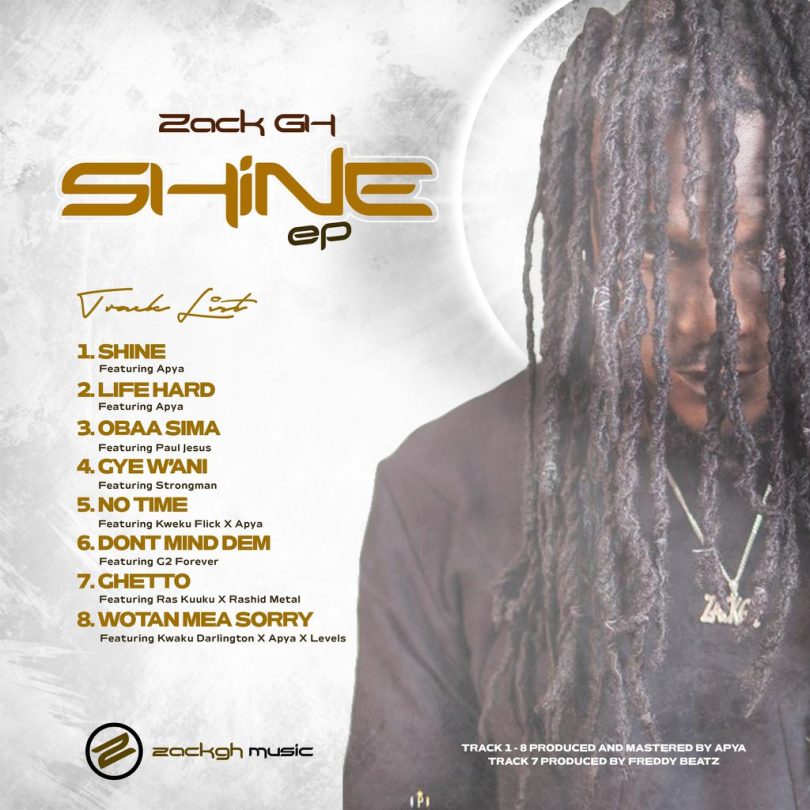 Zack Gh - Shine EP Tracklist