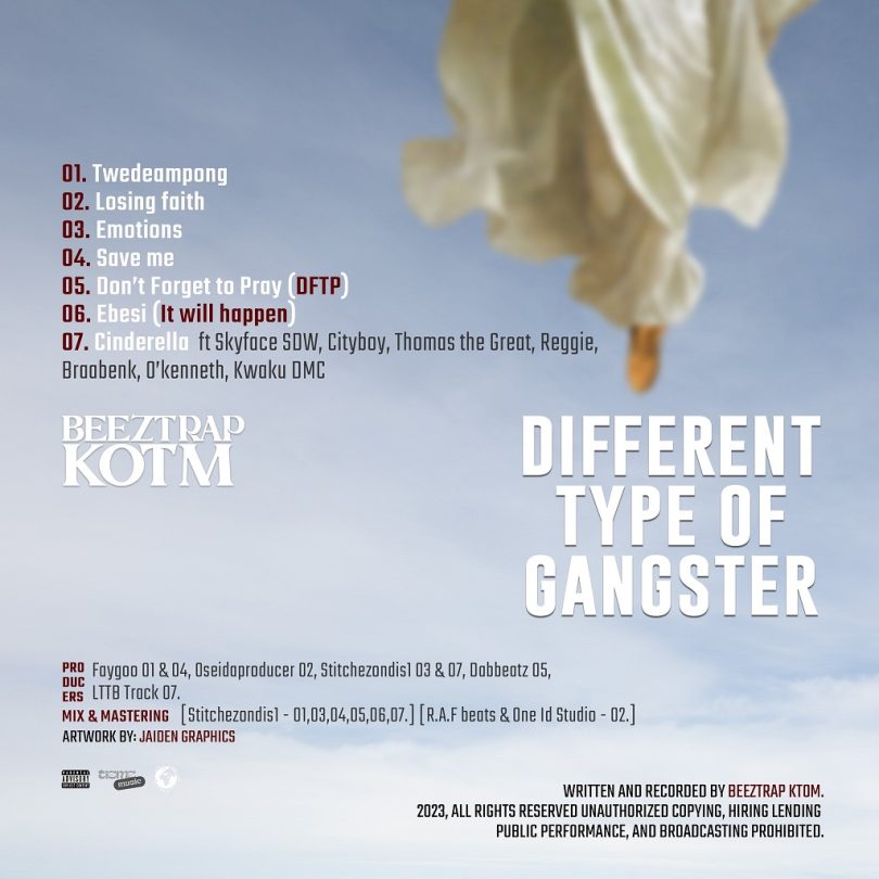 Beeztrap KOTM - Different Type Of Gangster EP