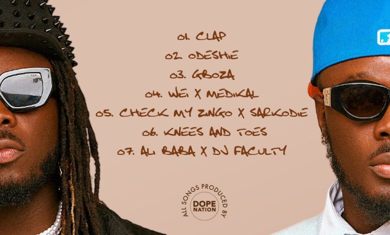 DopeNation GhanaPiano Tracklist