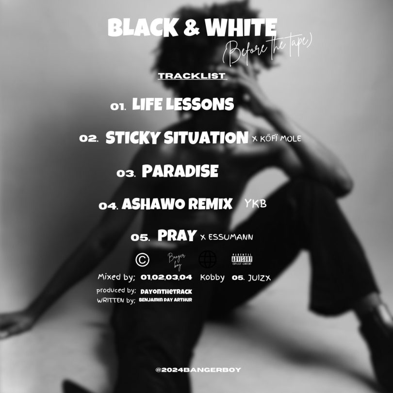 Dayonthetrack - Black & White (Before the Tape) Tracklist